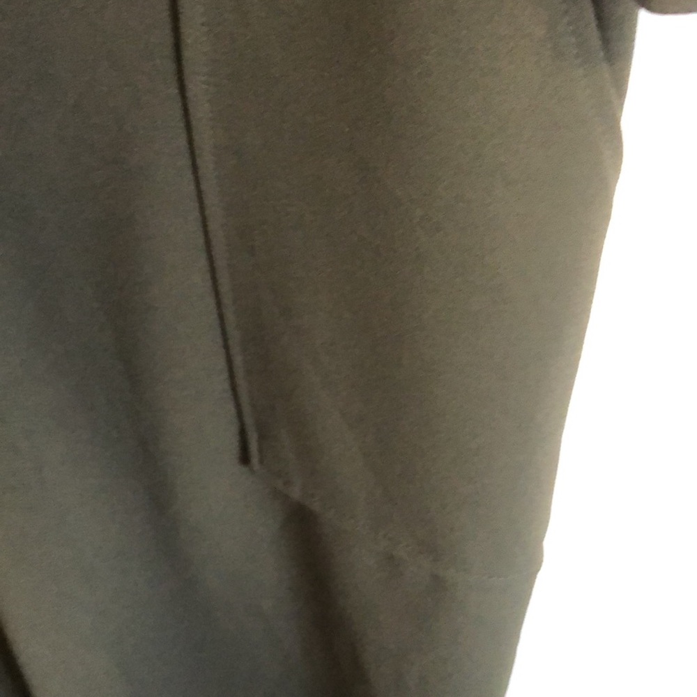 Zara Olive green dress with tie - Picture 2 of 8